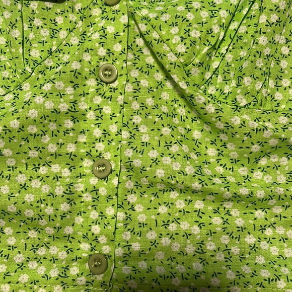 Princess Polly - Green Floral Laguna Top - US Size 12 - Picture 3 of 4